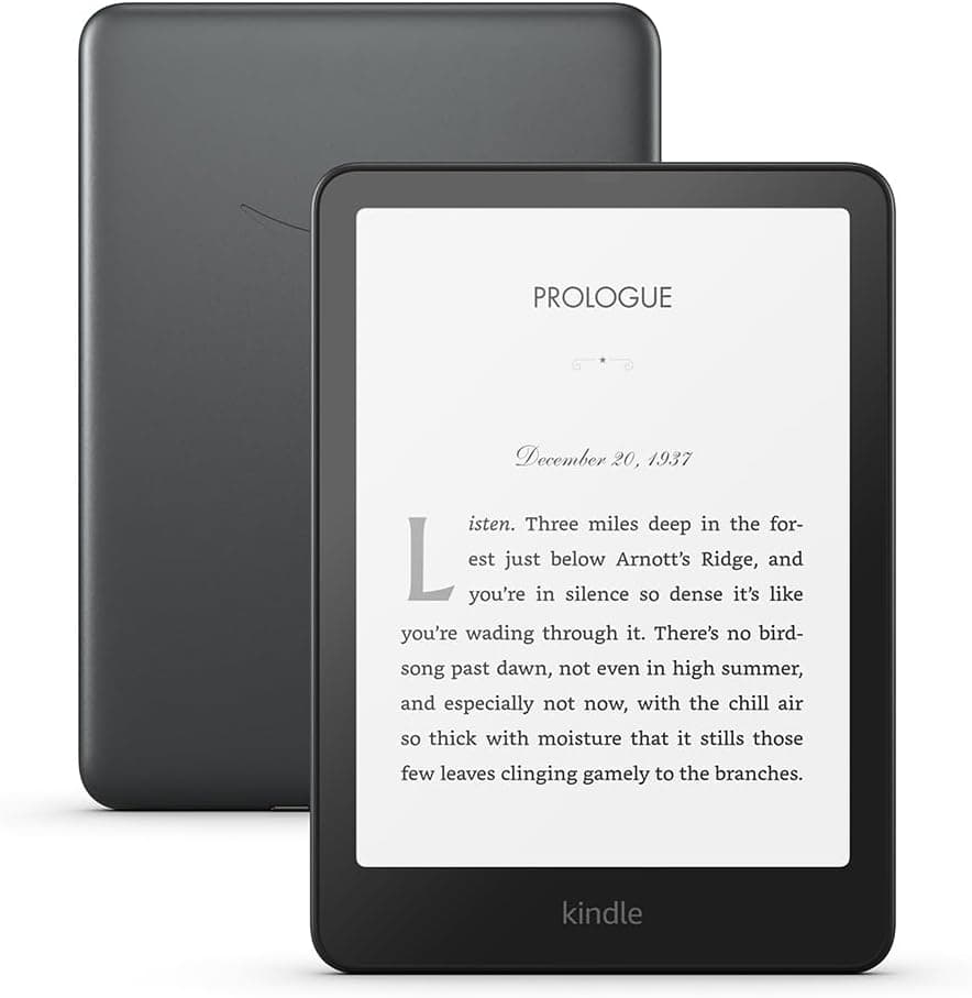 Amazon Kindle Paperwhite Signature Edition (32 GB) – سریع‌ترین Kindle ما با نور جلوی خودکار قابل تنظیم و عمر باتری چند هفته‌ای – مشکی متالیک 209