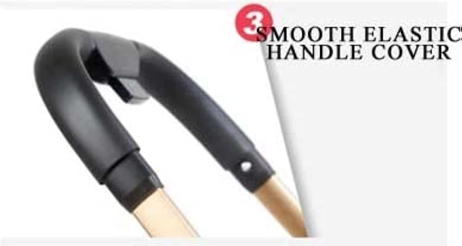 کالسکه زمستانه نوزاد COOLBABY – دارای سایه‌بان (Canopy)، قابل تبدیل به تریل نوزاد (Baby Bassinet Stroller)، مجهز به صندلی قابل‌چرخش (Reversible Seat)، با چرخ‌های لاستیکی و جذب‌ ضربه بسیار خوب – رنگ طوسی (Gray). 46