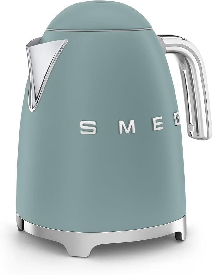 کتری Smeg KLF03EGMUK سبک رترو دهه 50، ظرفیت 1.7 لیتر، 300 وات، رنگ سبز زمردی 7