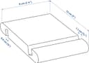نگهدارنده موبایل/تبلت Ikea 303.588.75 Bergenes از بامبو ۱ عدد ۱۳ × ۸ سانتی‌متر 280