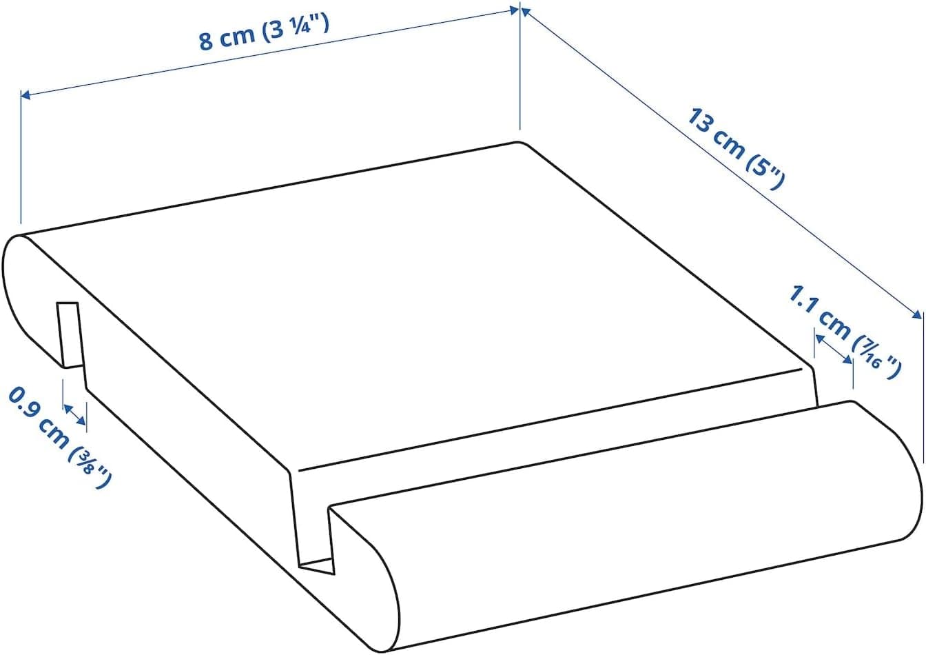 نگهدارنده موبایل/تبلت Ikea 303.588.75 Bergenes از بامبو ۱ عدد ۱۳ × ۸ سانتی‌متر 280