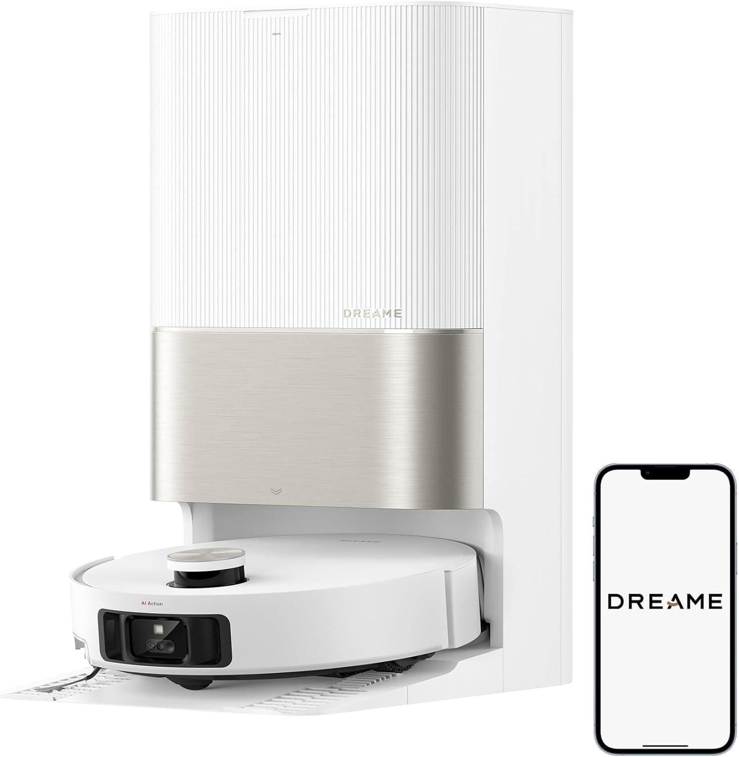 جاروبرقی و تیکش رباتیک Dreame X50 Ultra Complete با قابلیت Self-Cleaning، تا 20,000Pa، مجهز به Liftable LDS، قابلیت عبور از موانع تا ارتفاع 6 سانتیمتر، فناوری Bacterial Removal، دوربین AI، کنترل صوتی، 2 سال گارانتی 109