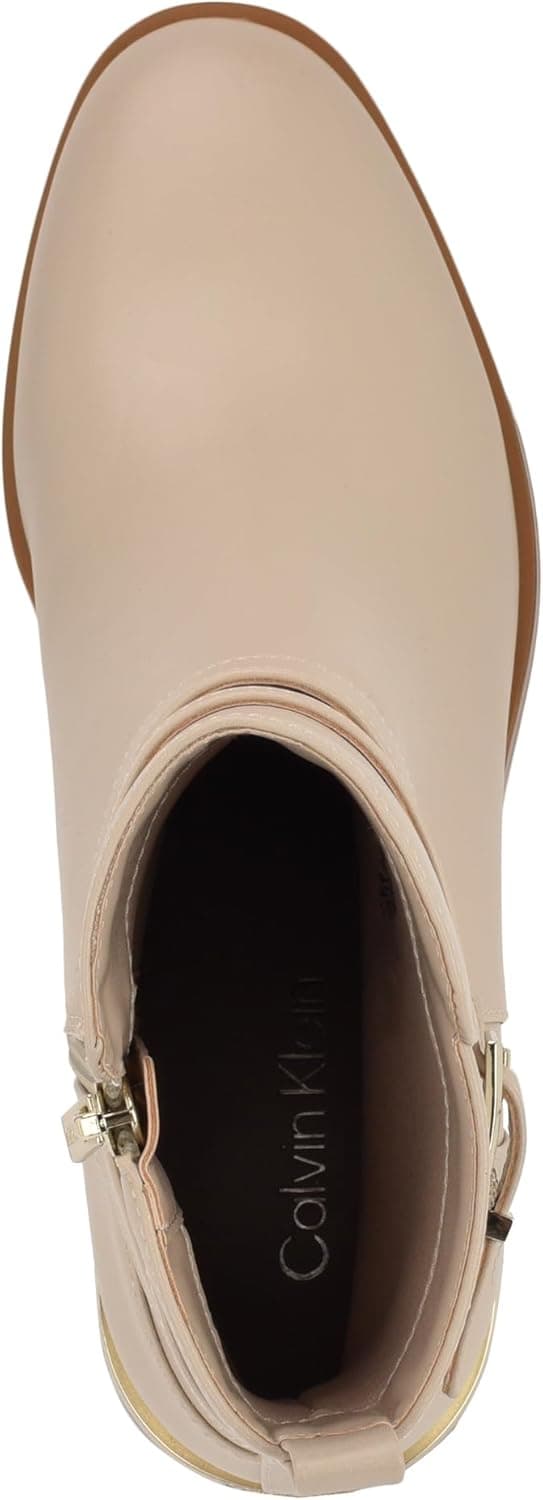 نیم بوت زنانه Calvin Klein مدل Jasen سایز 40 EU رنگ Light Natural 112 107