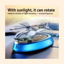خوشبوکننده هوای خودرو DIGI CORE مدل هلیکوپتر خورشیدی چرخان، آروماتراپی، دیفیوزر از آلیاژ آلومینیوم Aviation، لوازم دکوری داخلی، دیفیوزر برای خودرو و منزل، عطر خودرو برای کاهش استرس (آبی) 417
