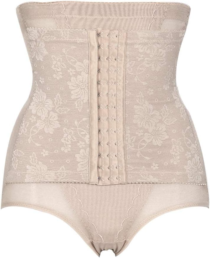 شلوارک لیفت باسن Dress Cici با گن کمری Waist Trainer Corset، گن فرم‌دهنده ۲ در ۱ برای زنان، رنگ بژ، سایز L 32