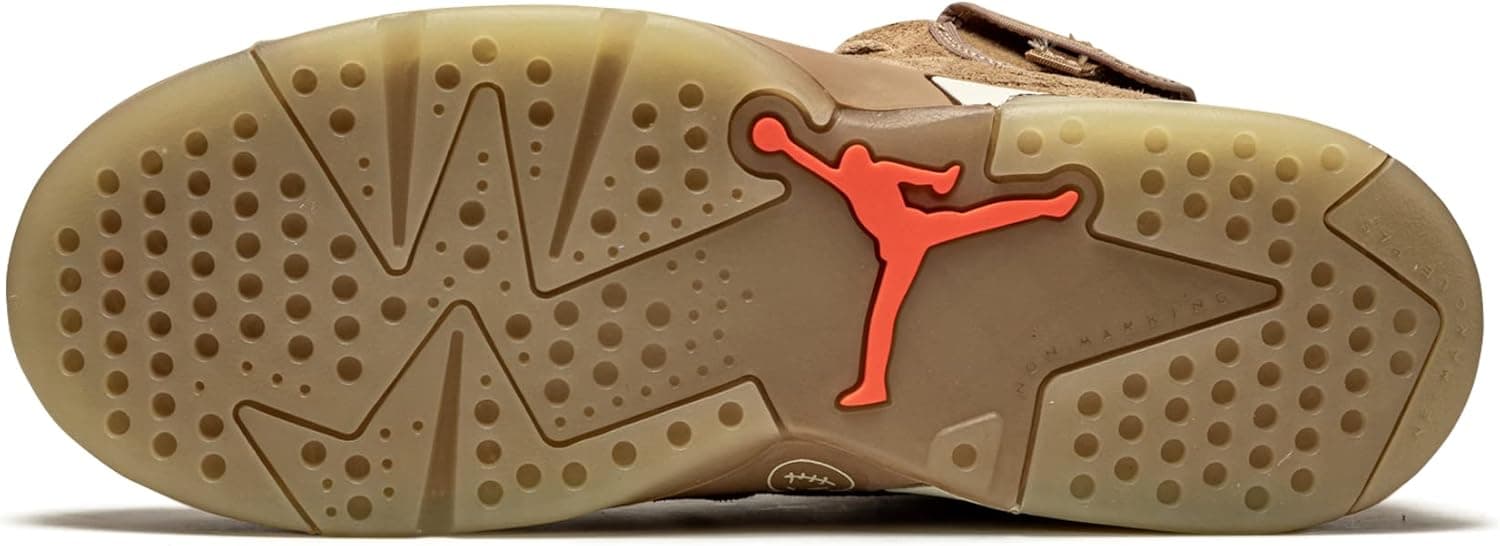 کفش Jordan Preschool Air 6 Retro PS مدل DH0693 200 Travis Scott - رنگ British Khaki - سایز 3Y 383