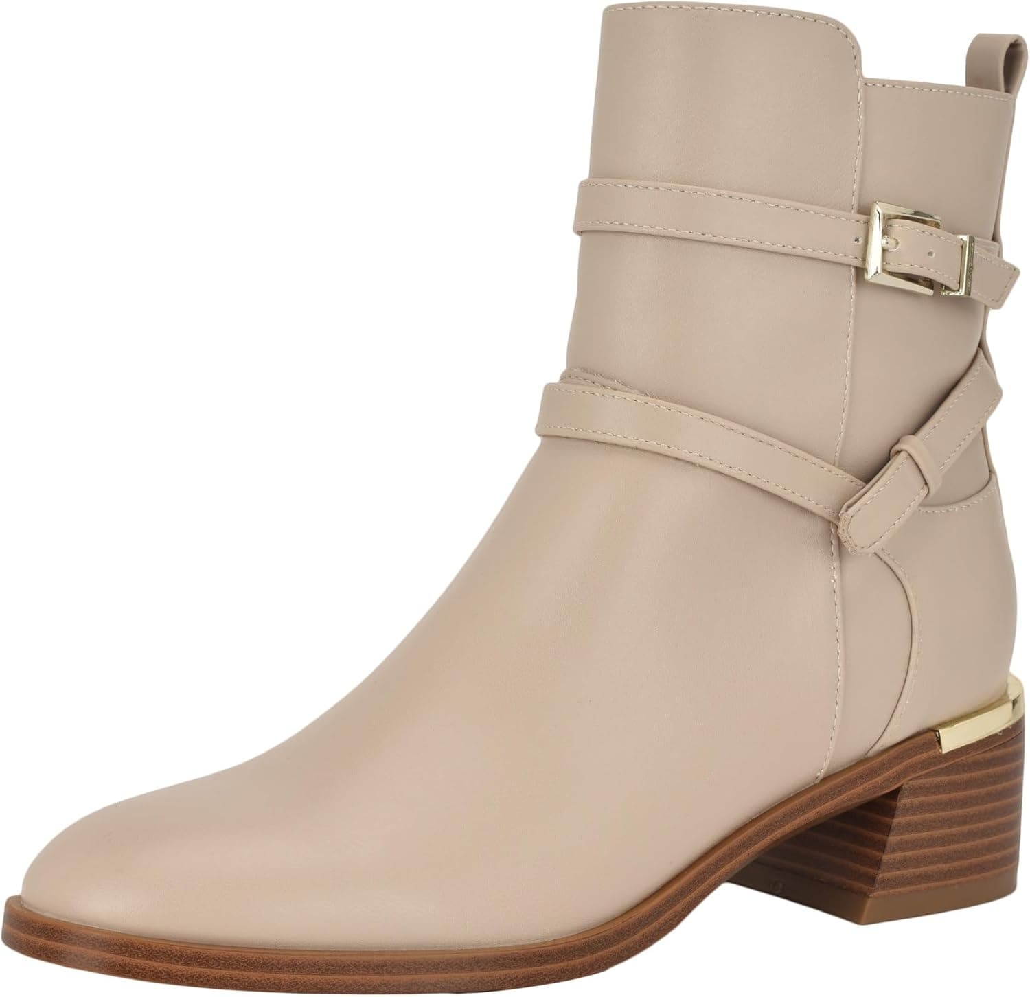 نیم بوت زنانه Calvin Klein مدل Jasen سایز 40 EU رنگ Light Natural 112 103