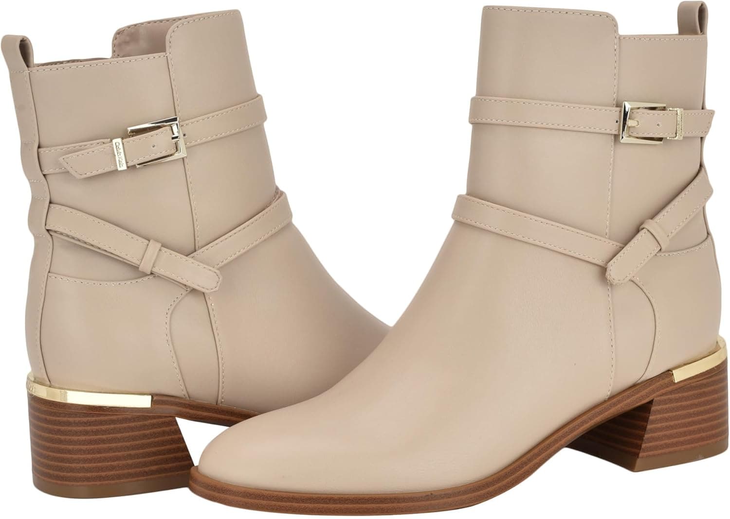 نیم بوت زنانه Calvin Klein مدل Jasen سایز 40 EU رنگ Light Natural 112 104