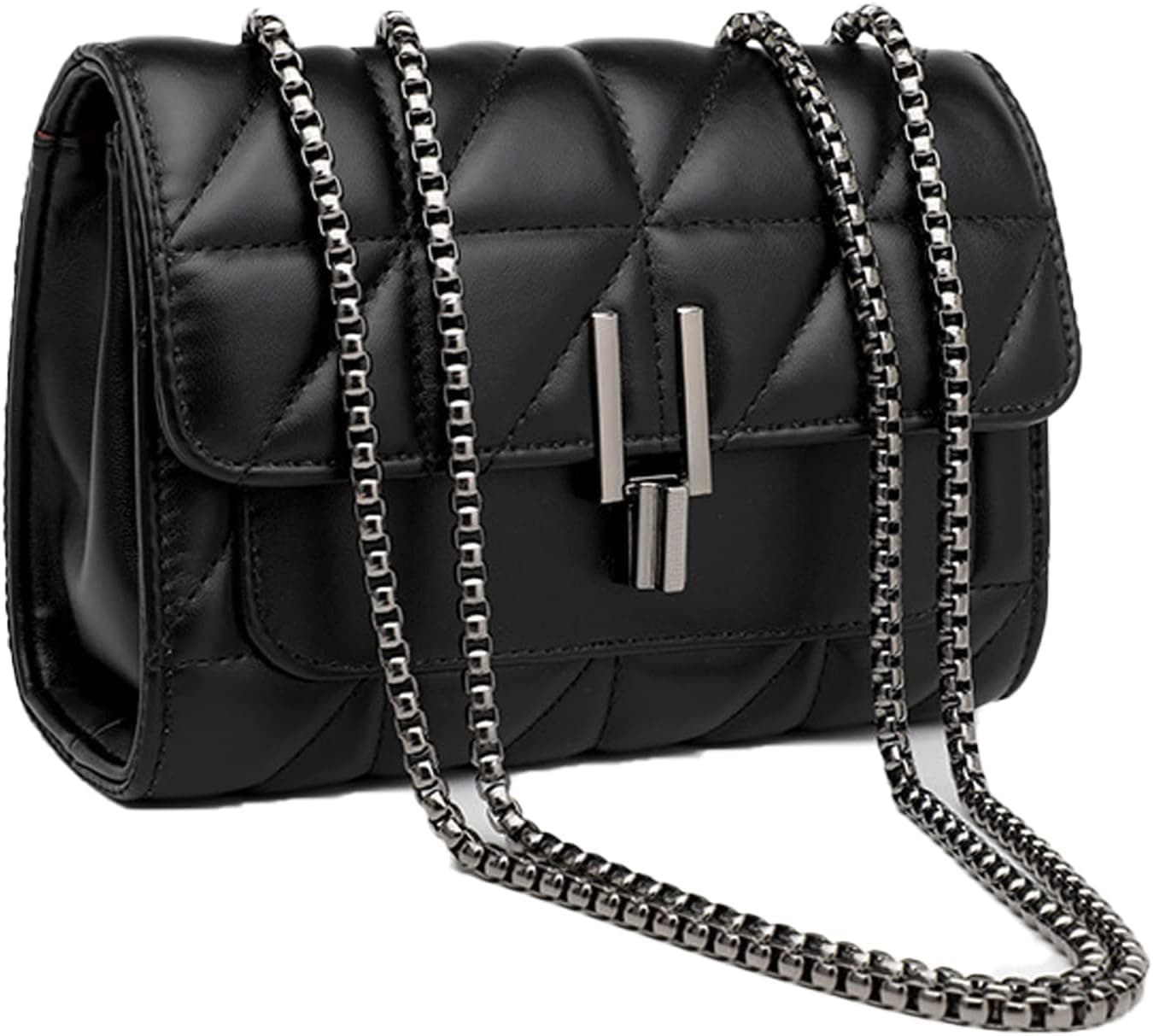 کیفهای کراسبادی زنانه، کیف دوشی از چرم PU مشکی، کیف موبایل، کیف پول و کیف دستی به همراه جا کارتی برای زنان 466