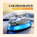 خوشبوکننده هوای خودرو DIGI CORE مدل هلیکوپتر خورشیدی چرخان، آروماتراپی، دیفیوزر از آلیاژ آلومینیوم Aviation، لوازم دکوری داخلی، دیفیوزر برای خودرو و منزل، عطر خودرو برای کاهش استرس (آبی) 416