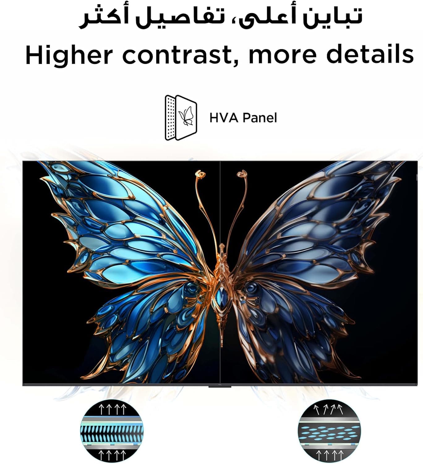 تلویزیون هوشمند TCL P6K LED 4K UHD HDR سایز ۵۵ اینچ | Google TV، نرخ نوسازی ۶۰Hz، پشتیبانی از HDR 10، پردازنده AiPQ، صدای Dolby Audio، فناوری MEMC، درگاه HDMI 2.1، بلوتوث 5.2، WiFi 5، طراحی بدون حاشیه (مدل 55P6K - مدل ۲۰۲۵) 67