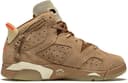کفش Jordan Preschool Air 6 Retro PS مدل DH0693 200 Travis Scott - رنگ British Khaki - سایز 3Y 384