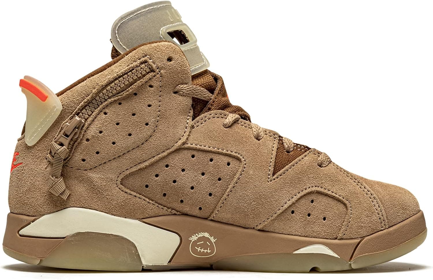 کفش Jordan Preschool Air 6 Retro PS مدل DH0693 200 Travis Scott - رنگ British Khaki - سایز 3Y 384