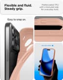 کاور محافظ Spigen Liquid Air سازگار با iPhone 17 Pro Max (2025) - رنگ Rose Titanium 24