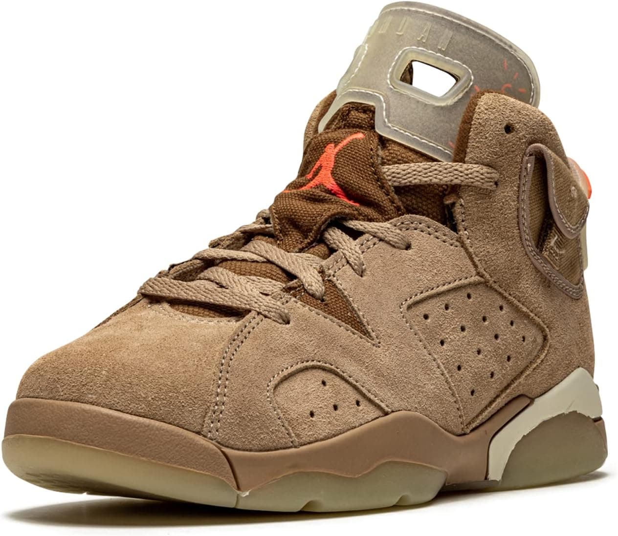 کفش Jordan Preschool Air 6 Retro PS مدل DH0693 200 Travis Scott - رنگ British Khaki - سایز 3Y 382