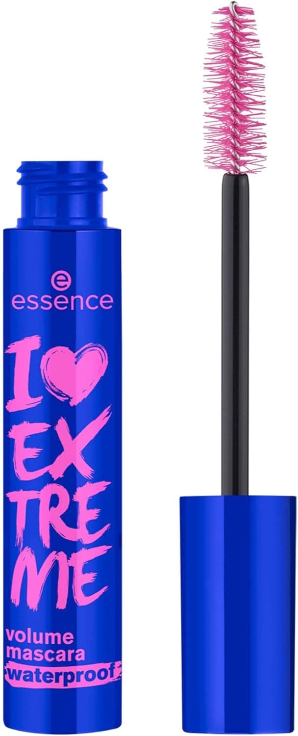 ریمل حجم‌دهنده ضدآب Essence I Love Extreme، مشکی، ۱۲ میلی‌لیتر، صورتی 182