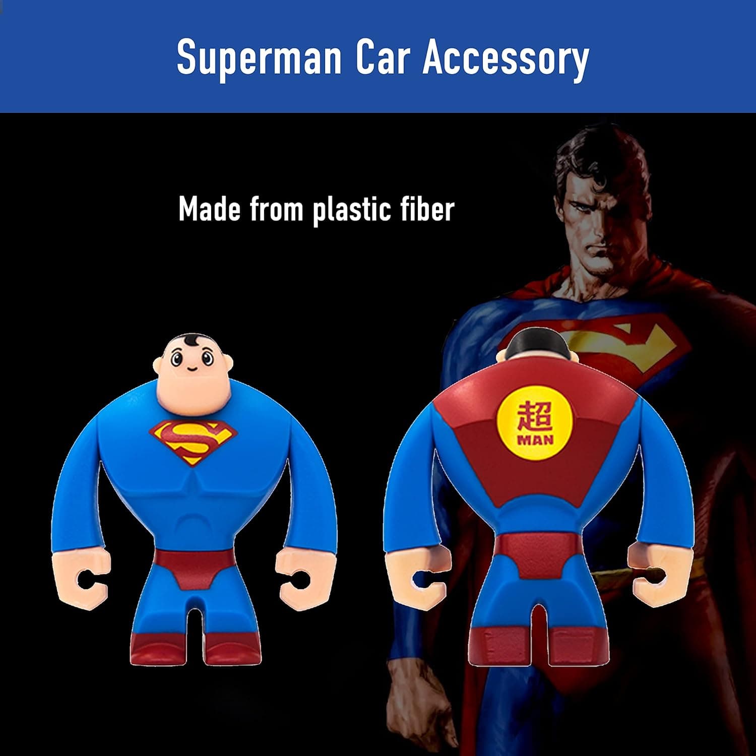 لوازم آویز خودرو، تزیین آینه عقب، آویز تزیینی Marvels، گجت دکوراسیون داخلی، اسباب‌بازی آویزی خنک، عروسک با طناب تاب‌خور، Superheroes - Superman 349