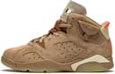 کفش Jordan Preschool Air 6 Retro PS مدل DH0693 200 Travis Scott - رنگ British Khaki - سایز 3Y 379
