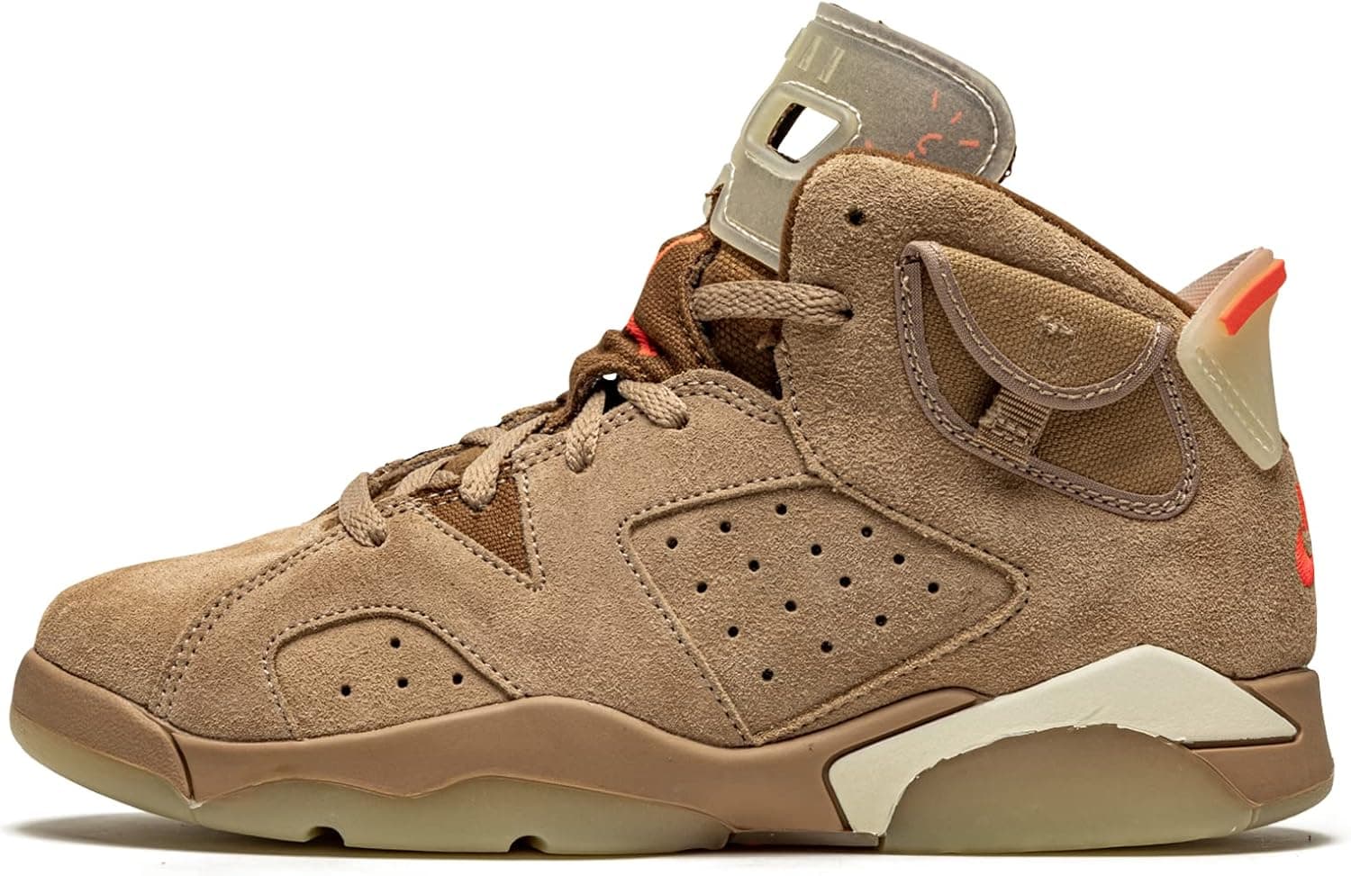 کفش Jordan Preschool Air 6 Retro PS مدل DH0693 200 Travis Scott - رنگ British Khaki - سایز 3Y 379