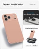 کاور محافظ Spigen Liquid Air سازگار با iPhone 17 Pro Max (2025) - رنگ Rose Titanium 22