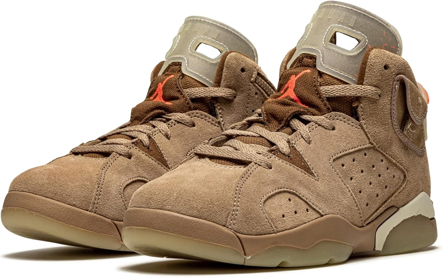کفش Jordan Preschool Air 6 Retro PS مدل DH0693 200 Travis Scott - رنگ British Khaki - سایز 3Y 380