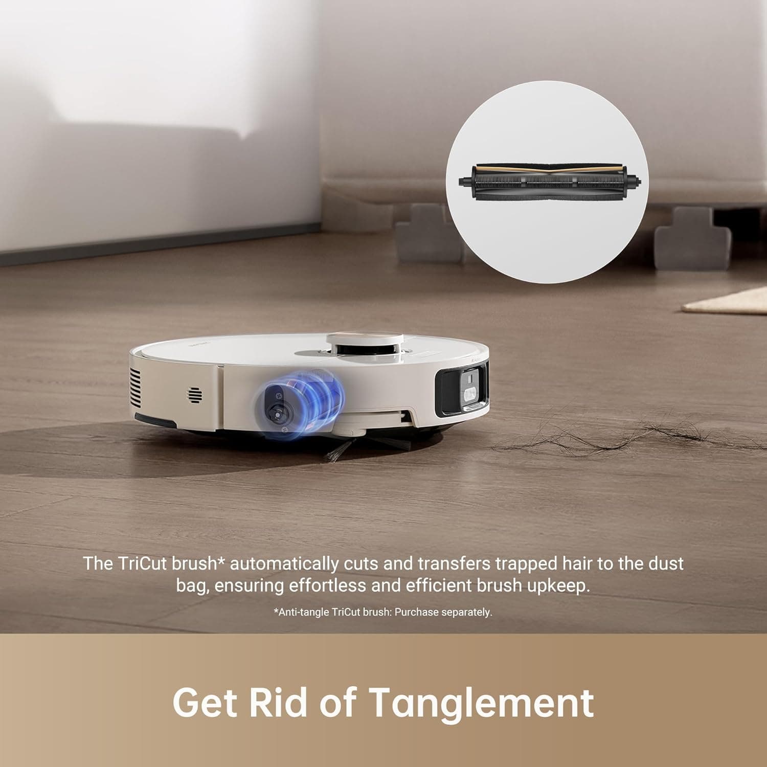 جاروبرقی رباتیک Dreame X40 Ultra Complete با قابلیت Mop، قدرت مکش 12,000Pa، Mop با دمای 70°C، تخلیه و پر کردن خودکار، برس‌های ضد گره و قابل‌بالا رفتن، برس کناری با قابلیت افزایش طول، 2 سال گارانتی 81