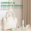 موزن قابل حمل ابرو و دستگاه حذف موهای صورت برای زنان، دستگاه شارژی 2 در 1 حذف مو و تیغ ابرو، دستگاه حذف موی ابرو، لب، بدن و صورت برای زنان با چراغ LED داخلی (سبز) 478