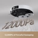 جاروبرقی رباتیک Dreame X40 Ultra Complete با قابلیت Mop، قدرت مکش 12,000Pa، Mop با دمای 70°C، تخلیه و پر کردن خودکار، برس‌های ضد گره و قابل‌بالا رفتن، برس کناری با قابلیت افزایش طول، 2 سال گارانتی 82