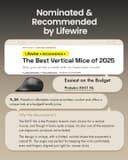 ماوس ارگونومیک ProtoArc، مدل EM11 NL، ماوس عمودی بی‌سیم بلوتوثی قابل شارژ، با قابلیت اتصال به 3 دستگاه به‌صورت هم‌زمان برای Computer/PC/Laptop، ماوس نوری 2.4GHz برای Windows و Mac OS، رنگ مشکی 127