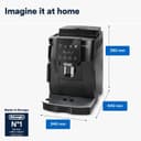 دستگاه قهوه‌ساز De'Longhi مدل MAGNIFICA START، دستگاه اسپرسوساز تمام‌اتوماتیک با بیش از 6 نوشیدنی گرم و سرد، رابط Soft Touch، کف‌ساز شیر، 13 تنظیم آسیاب، Twin Shot مدل ECAM222.20.B - ساخت اروپا، نسخه Signature 520