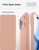 کاور محافظ Spigen Liquid Air سازگار با iPhone 17 Pro Max (2025) - رنگ Rose Titanium 23