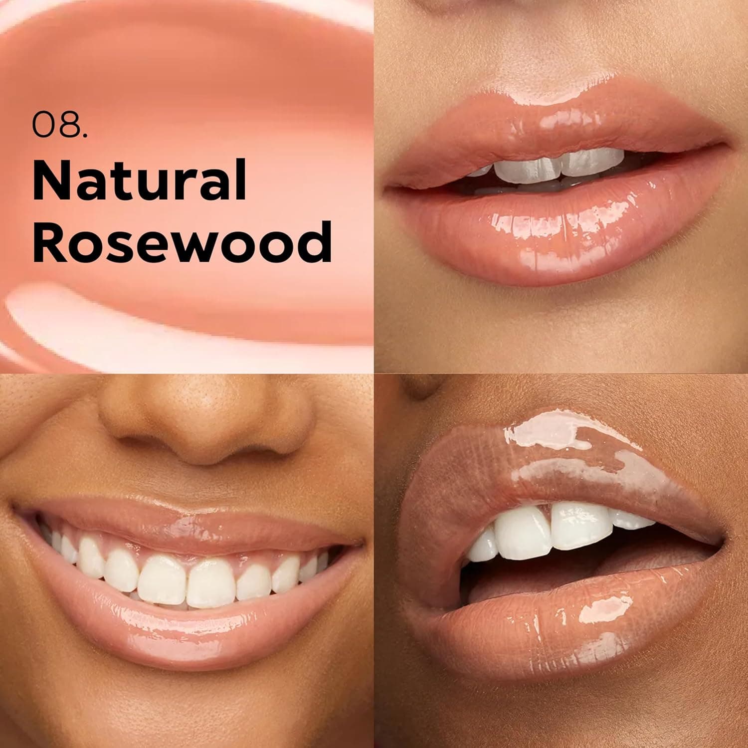 رژ لب براق KIKO Milano 3D Hydra شماره 08 Natural Rosewood، حجم 6.5 میلی‌لیتر 161