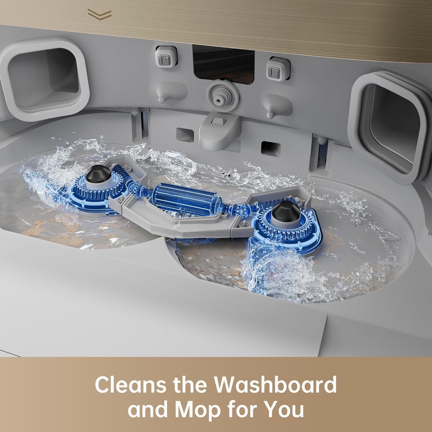 جاروبرقی رباتیک Dreame X40 Ultra Complete با قابلیت Mop، قدرت مکش 12,000Pa، Mop با دمای 70°C، تخلیه و پر کردن خودکار، برس‌های ضد گره و قابل‌بالا رفتن، برس کناری با قابلیت افزایش طول، 2 سال گارانتی 80