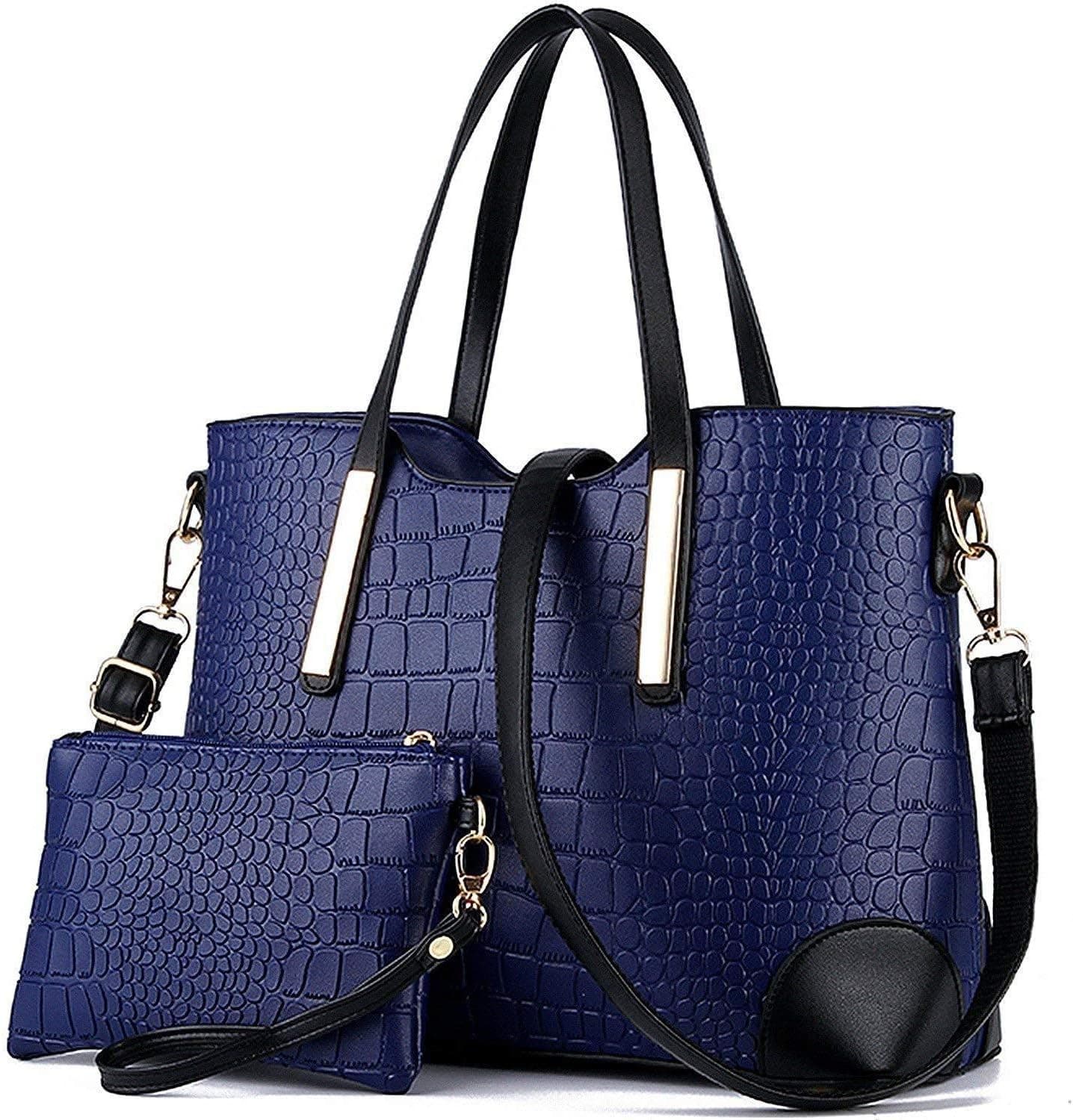 کیف‌های دستی YNIQUE Satchel و کیف‌های زنانه، کیف‌های دوشی Tote، کیف پول 1-5 آبی تیره 250