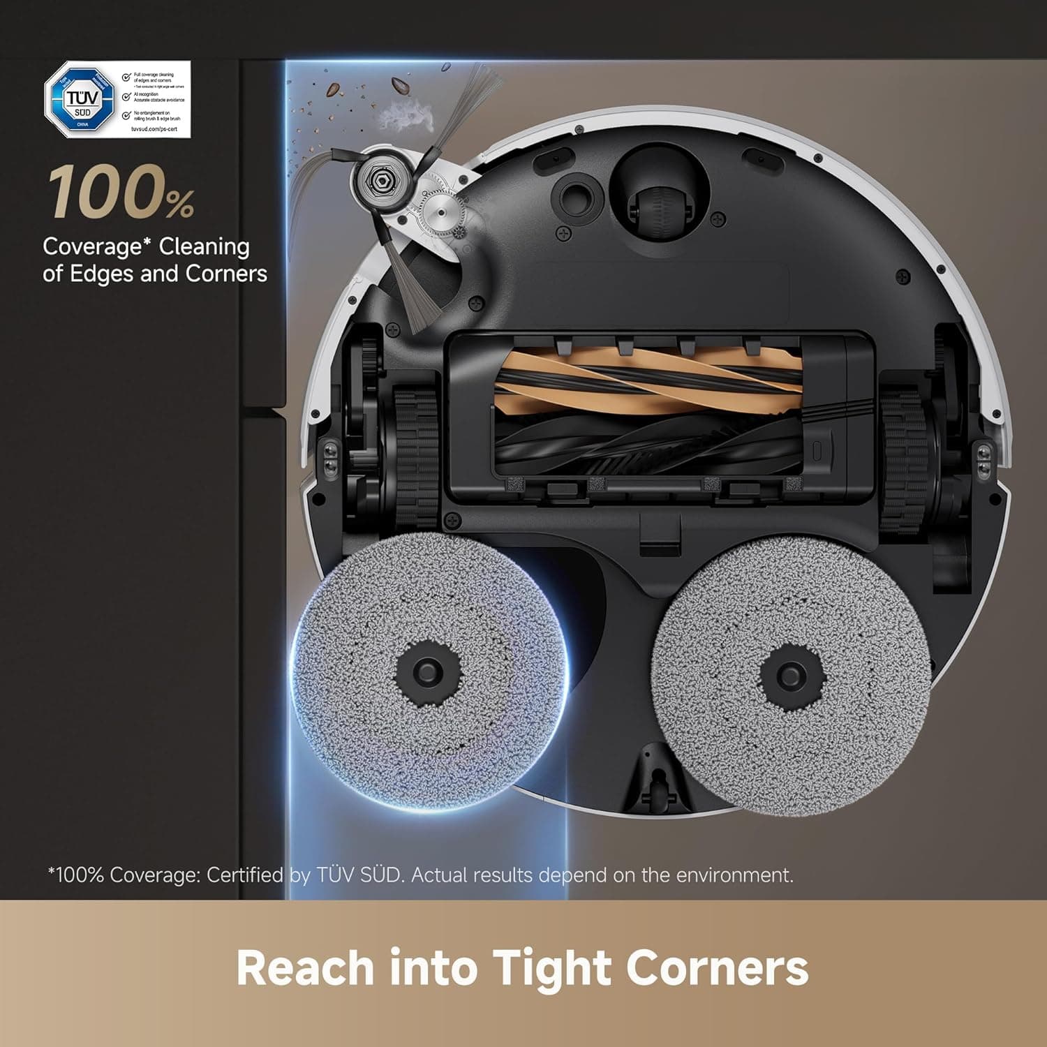 جاروبرقی و تیکش رباتیک Dreame X50 Ultra Complete با قابلیت Self-Cleaning، تا 20,000Pa، مجهز به Liftable LDS، قابلیت عبور از موانع تا ارتفاع 6 سانتیمتر، فناوری Bacterial Removal، دوربین AI، کنترل صوتی، 2 سال گارانتی 114