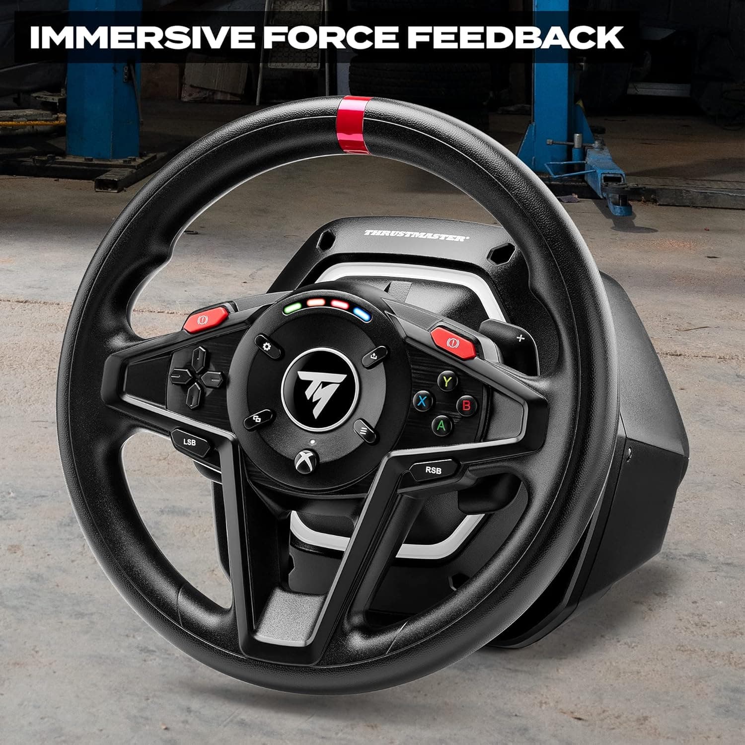 فرمان مسابقه‌ای Thrustmaster T128 – فرمان Force Feedback سطح ابتدایی برای Xbox Series X|S، Xbox One و PC 510