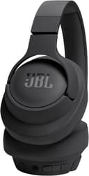 هدفون بی‌سیم JBL Tune 720BT – مدل دورگوشی (Over-Ear) با صدای Pure Bass، مجهز به Bluetooth 5.3، باتری با دوام تا ۷۶ ساعت، امکان تماس هندزفری، اتصال چندگانه (Multi-Point)، طراحی تاشو، به‌همراه کابل صوتی جداشدنی – رنگ مشکی، مدل JBLT720BTBLK. 1376