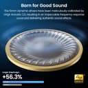 ایربادهای بی‌سیم TOZO T12 هدفون Bluetooth 5.3 با میکروفون داخلی ENC Noise Cancelling، ۵۵ ساعت زمان پخش، امکان شخصی‌سازی EQ از طریق اپ، ضدآب IPX8، نمایشگر دیجیتال LED، هدست با صدای پریمیوم مشکی، نسخه مشکی جمع‌وجور و ارگونومیک 1625