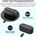 ایربادهای بی‌سیم TOZO T12 هدفون Bluetooth 5.3 با میکروفون داخلی ENC Noise Cancelling، ۵۵ ساعت زمان پخش، امکان شخصی‌سازی EQ از طریق اپ، ضدآب IPX8، نمایشگر دیجیتال LED، هدست با صدای پریمیوم مشکی، نسخه مشکی جمع‌وجور و ارگونومیک 1627