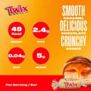 مینیاتوری‌های شکلات Twix Original، ۱۵۰ گرم، شکلات‌های مینیاتوری Twix، بیسکویت ترد به شکل شکلات بار با لایه کارامل و شکلات شیری، ۱۵۰ گرم (بسته ۱ عددی) 1840