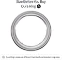 حلقه Oura Ring 4 | حلقه هوشمند | ابتدا انتخاب سایز با Oura Ring 4 Sizing Kit | پوشیدنی ردیاب خواب - ضربان قلب - ردیاب تناسب اندام - تا 8 روز عمر باتری نقره‌ای سایز 7 1873