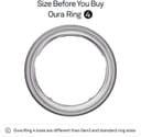 حلقه Oura 4 | حلقه هوشمند | ابتدا انتخاب سایز با Oura Ring 4 Sizing Kit | پوشیدنی ردیاب خواب - ضربان قلب - ردیاب تناسب اندام - تا 8 روز عمر باتری Brushed Silver سایز 7 1893