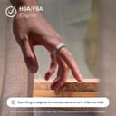 حلقه Oura 4 | حلقه هوشمند | ابتدا انتخاب سایز با Oura Ring 4 Sizing Kit | پوشیدنی ردیاب خواب - ضربان قلب - ردیاب تناسب اندام - تا 8 روز عمر باتری Brushed Silver سایز 7 1897