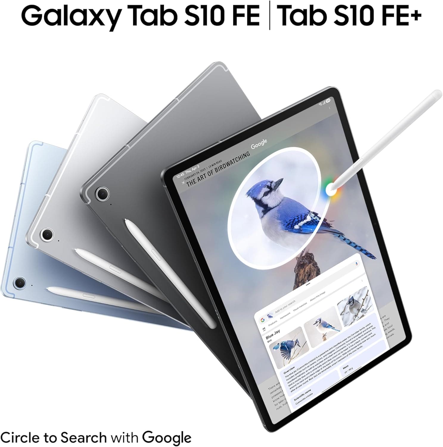 تبلت Samsung Galaxy Tab S10 FE، تبلت اندرویدی WIFI، رم 12GB، حافظه 256GB، صفحه‌نمایش 10.9 اینچ، نمایشگر 90Hz، همراه با S Pen، استاندارد IP68، عمر باتری طولانی، آبی (نسخه UAE) آبی 256GB WIFI 1903