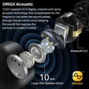 ایربادهای بی‌سیم TOZO T12 هدفون‌های Bluetooth 5.3 با عملکرد صدای پریمیوم، کنترل لمسی، نمایشگر دیجیتال LED، کیس شارژ بی‌سیم، ایرفون‌ها رنگ مشکی تیره، نسخه ارگونومیک بزرگ مشکی 1913