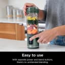 مخلوط‌کن قابل حمل Ninja BC151EM Blast، بی‌سیم، ظرف 18 اونس، مخلوط‌کن شخصی برای شیک و اسموتی، بدون BPA، درب ضد نشت با خروجی نوشیدن، قابل شارژ با USB-C، قطعات قابل شست‌وشو در ماشین ظرفشویی، رنگ Forest Green 2027