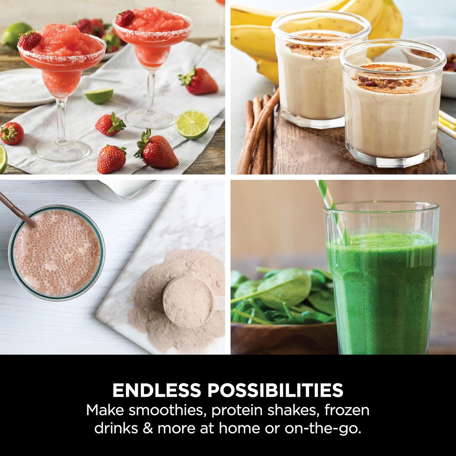 مخلوط‌کن قابل حمل Ninja Blast، ۵۳۰ میلی‌لیتر، درب ضد نشت و دهانه نوشیدن، قابل شارژ، مناسب اسموتی قابل حمل، شیک پروتئین، مخلوط کردن یخ و میوه یخ‌زده، رنگ Denim Blue، مدل BC151MENV، ۲ سال گارانتی رنگ Navy 2070