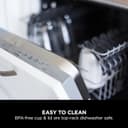 مخلوط‌کن قابل حمل Ninja Blast، ۵۳۰ میلی‌لیتر، درب ضد نشت و دهانه نوشیدن، قابل شارژ، مناسب اسموتی قابل حمل، شیک پروتئین، مخلوط کردن یخ و میوه یخ‌زده، رنگ Denim Blue، مدل BC151MENV، ۲ سال گارانتی رنگ Navy 2074