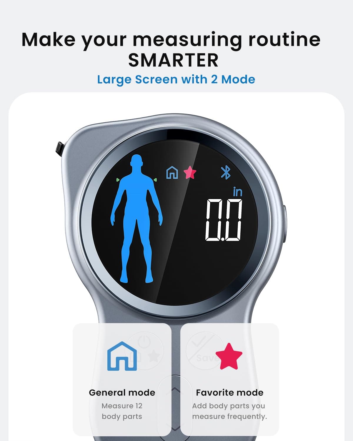 نوار اندازه‌گیری بدن RENPHO نسخه ارتقایافته