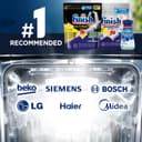 مایع جلادهنده Finish، با رایحه Lemon Sparkle، ۴۰۰ میلی‌لیتر x ۲ 2412